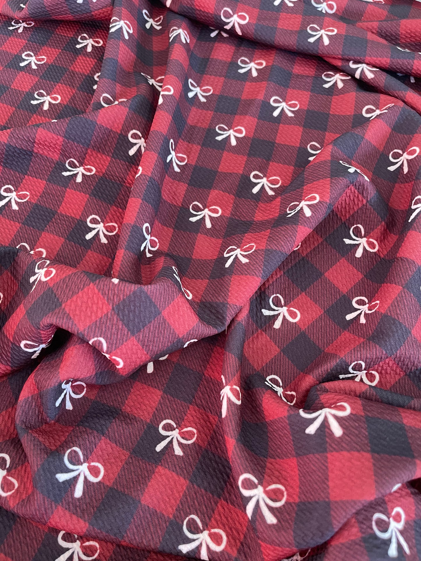 Little Girls Buffalo & Bows Dress