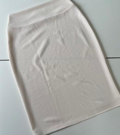 Classic Yoga Band Pencil Skirt - Stone