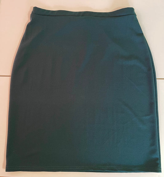 Forest Green Classic Pencil Skirt