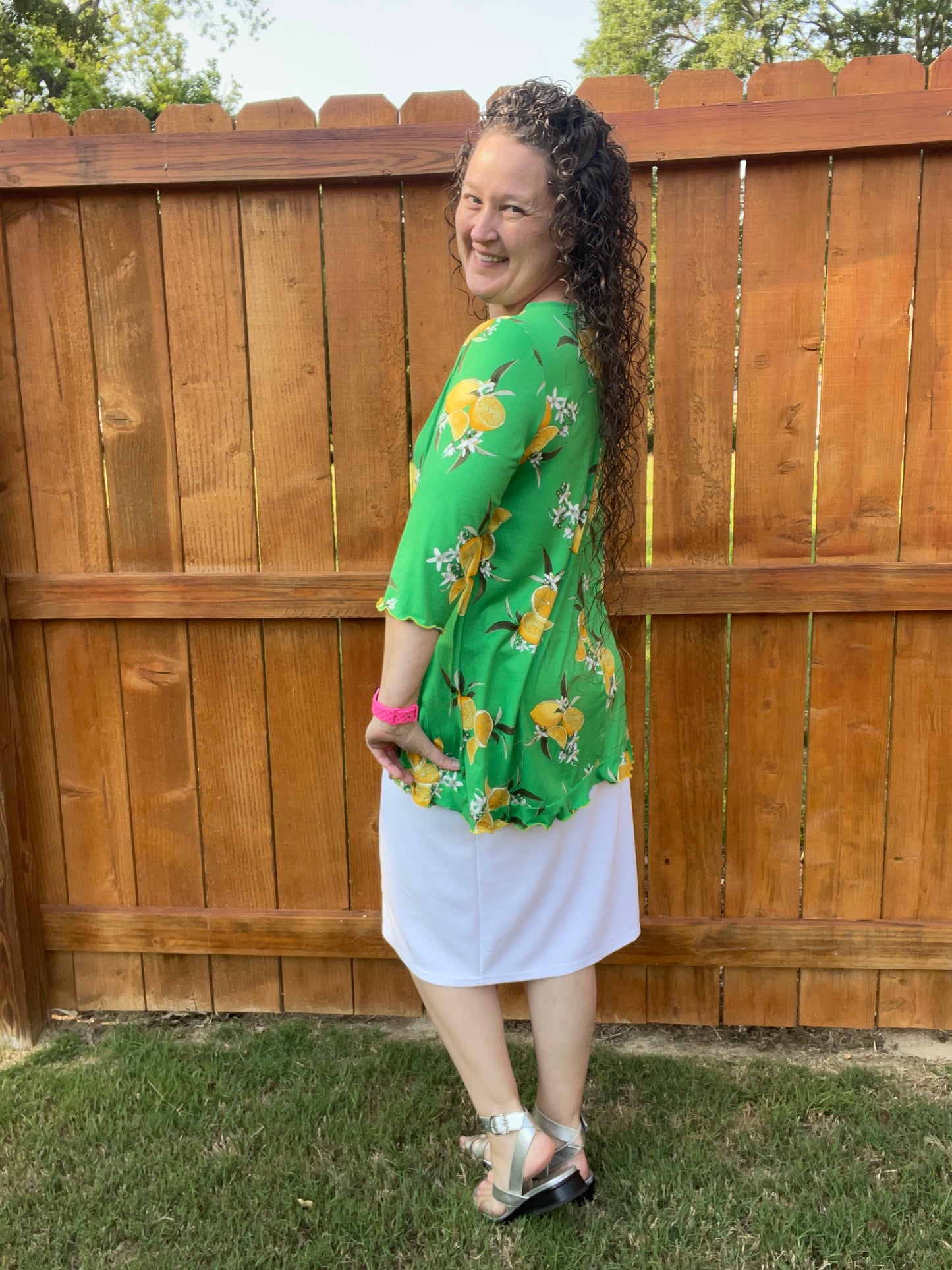 Lemonade Splash Tunic Top