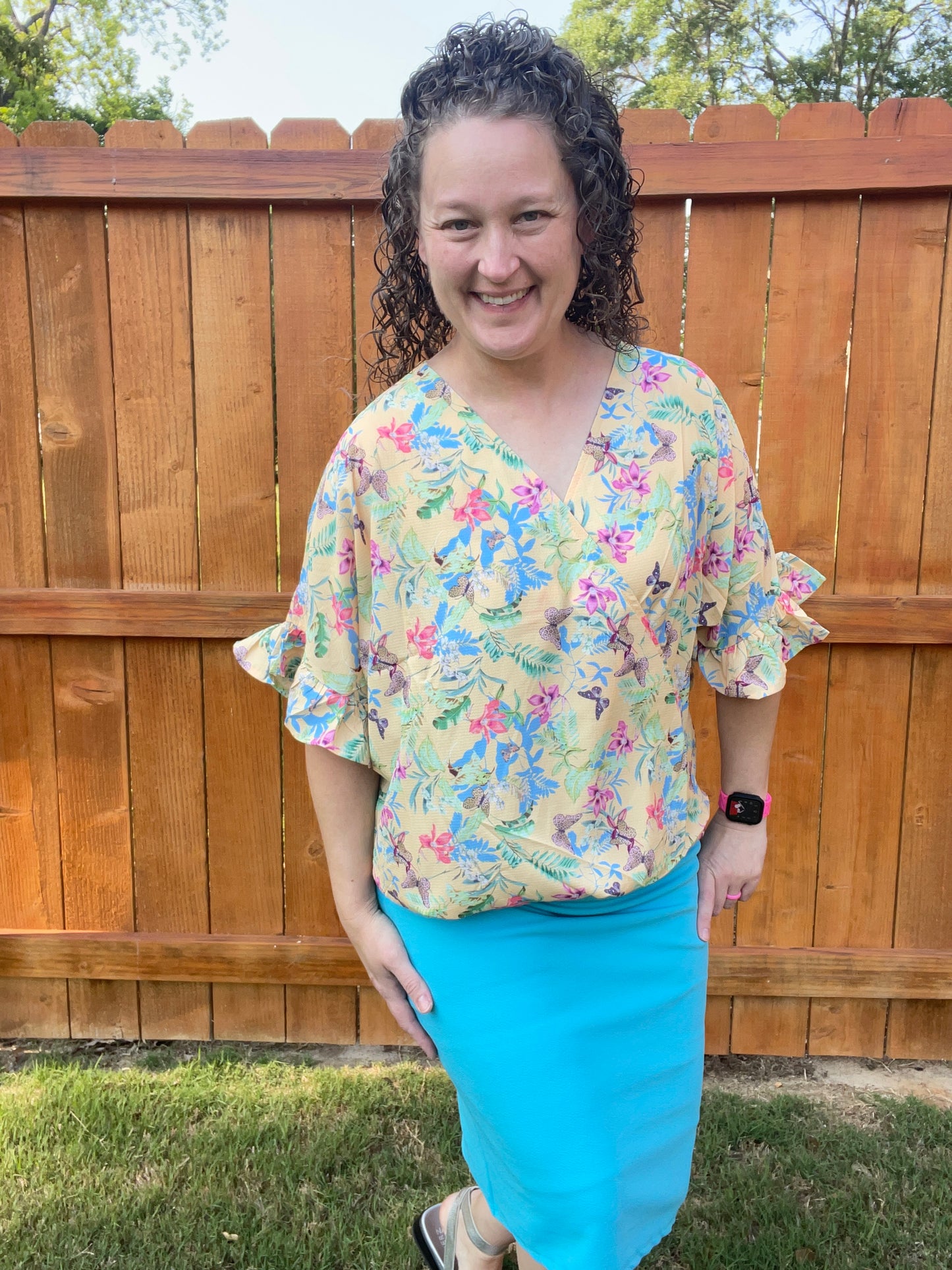 Honey Butterfly Top