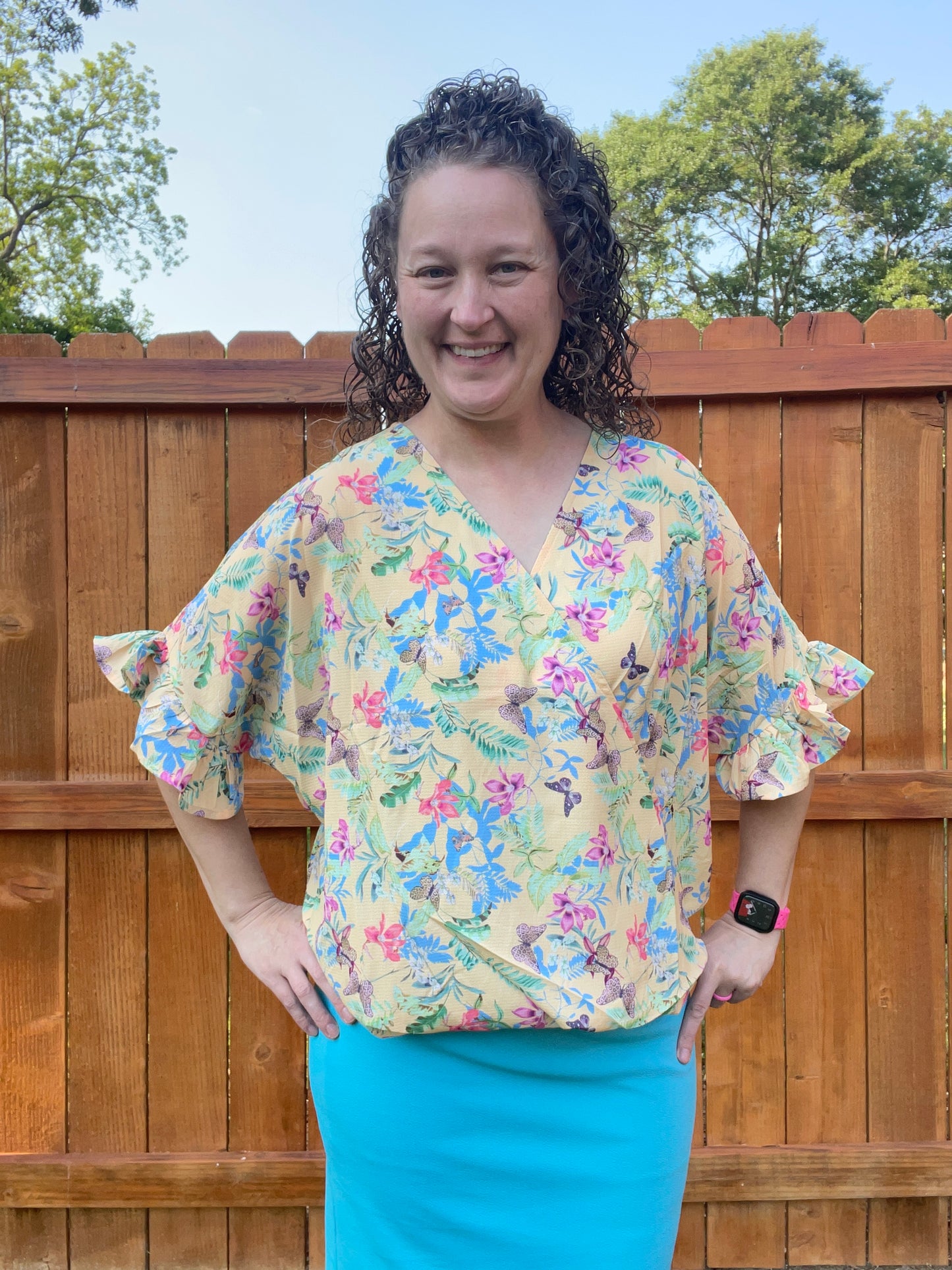 Honey Butterfly Top