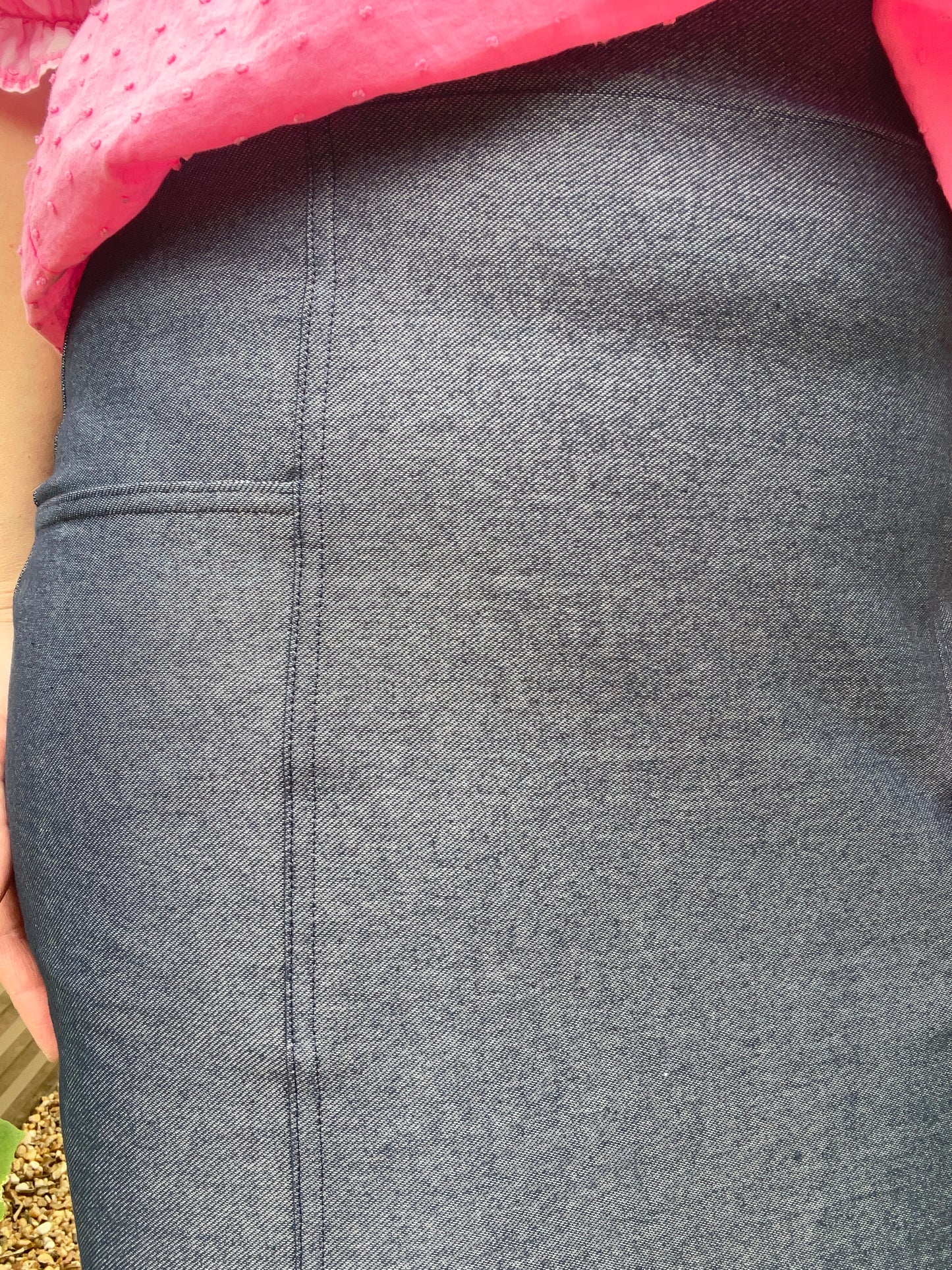 The “Not Quite a Jean” Skirt