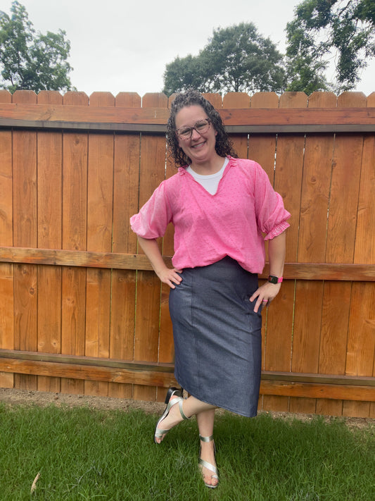 The “Not Quite a Jean” Skirt