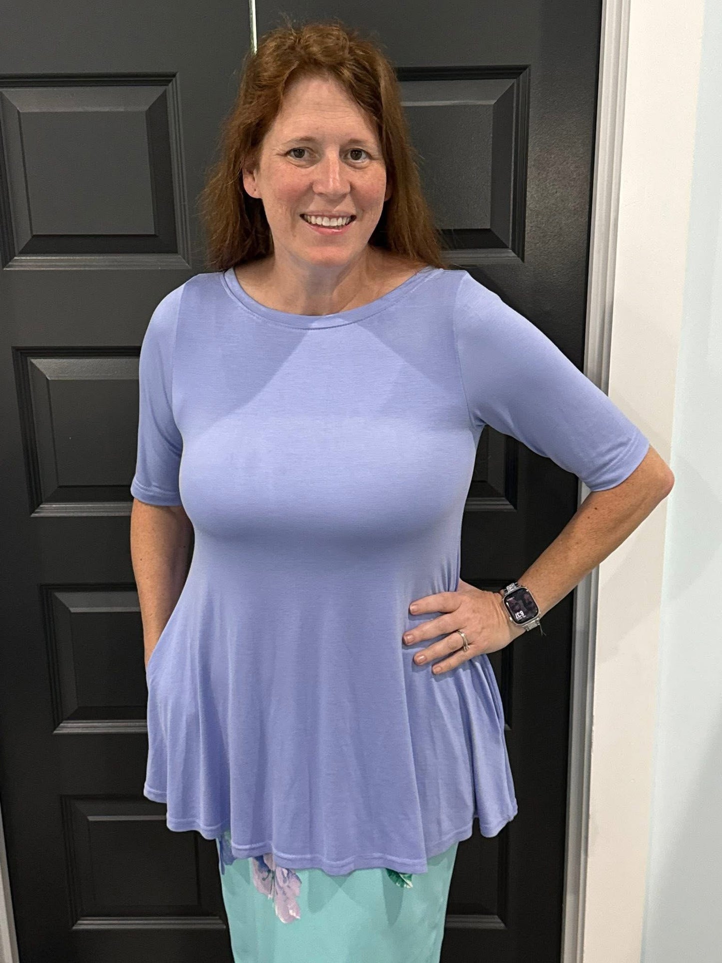 Periwinkle Swing Top Size Premade LARGE ONLY