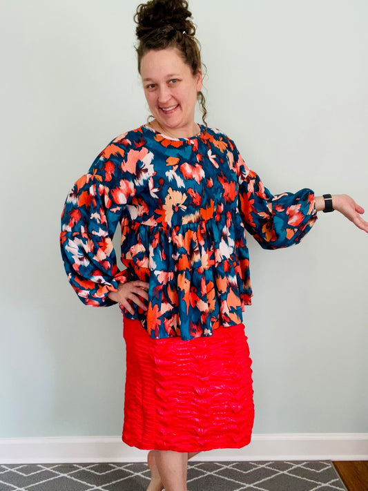 Monet Tiered Top