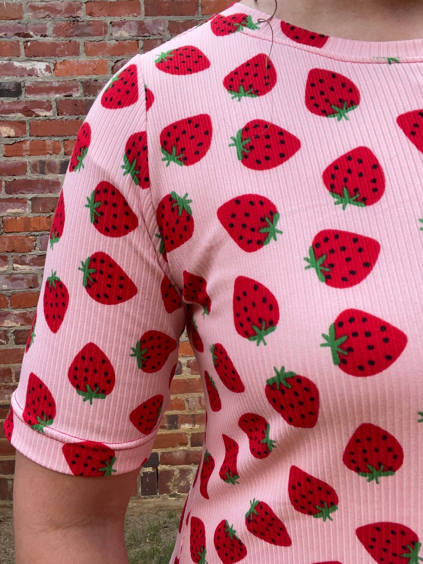 Strawberry Fields Midi Length Dress