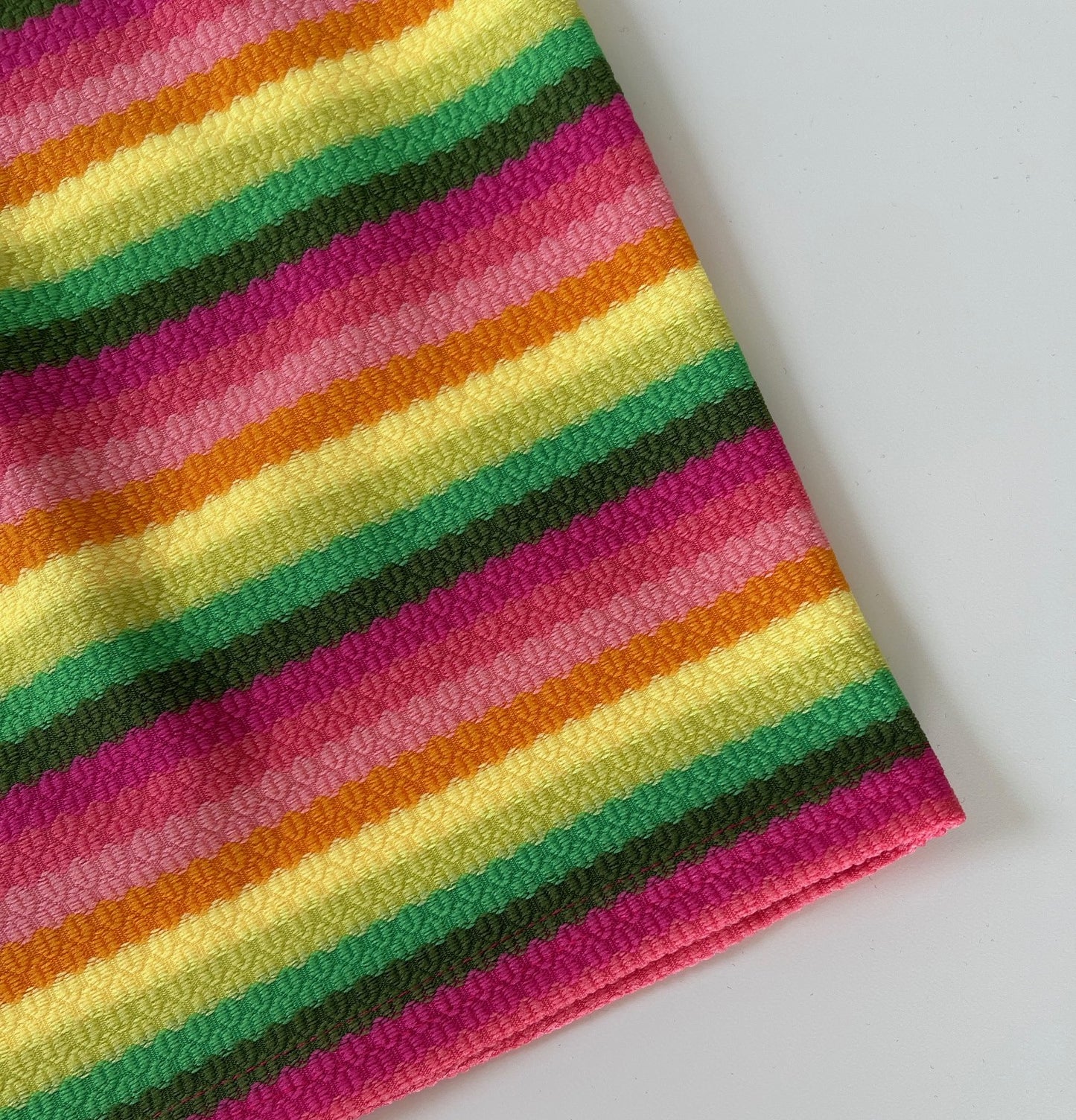 Bright Stripe Classic Yoga Waist Pencil Skirt